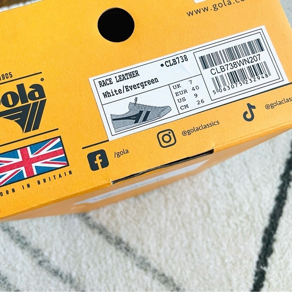 Gola Women’s Race Leather Sneaker Sz9 - Picture 6 of 6